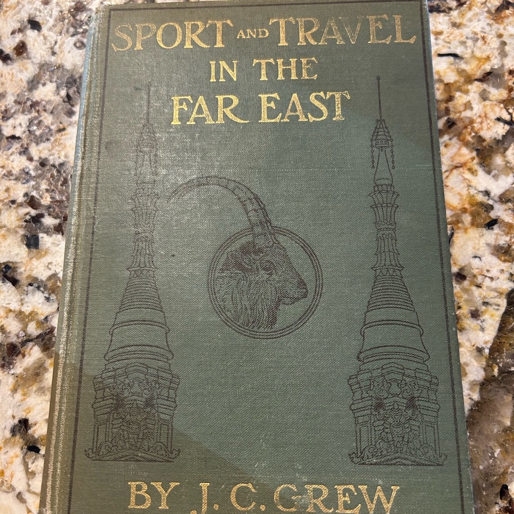 Vintage Green Book - Sport and Travel in the Far East